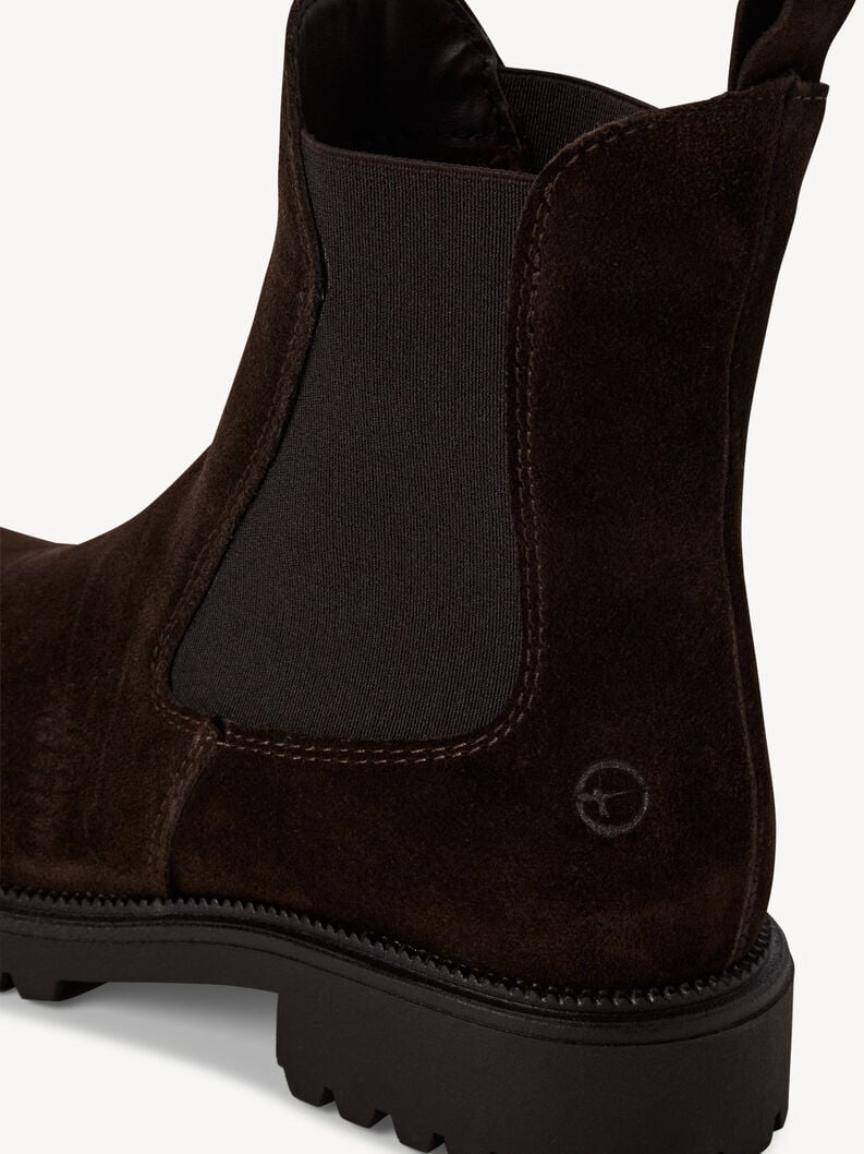 cuir chelsea boot - brun 1-25427-41-304 acheter tamaris bottines en ligne