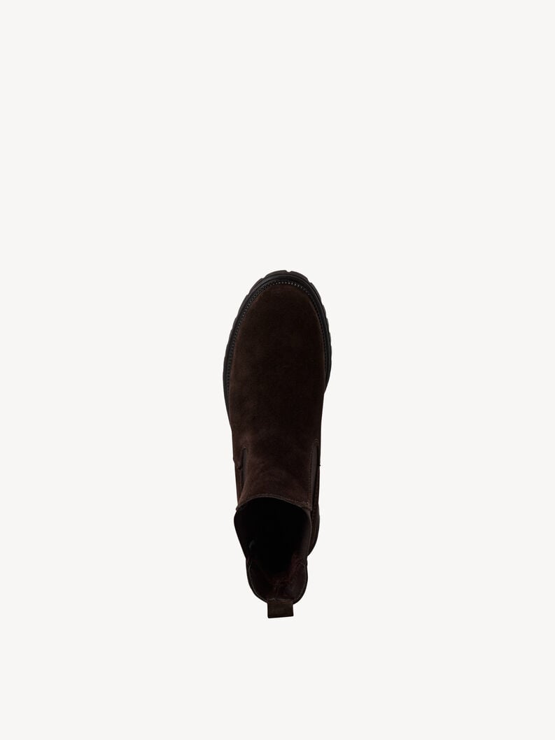 cuir chelsea boot - brun 1-25427-41-304 acheter tamaris bottines en ligne