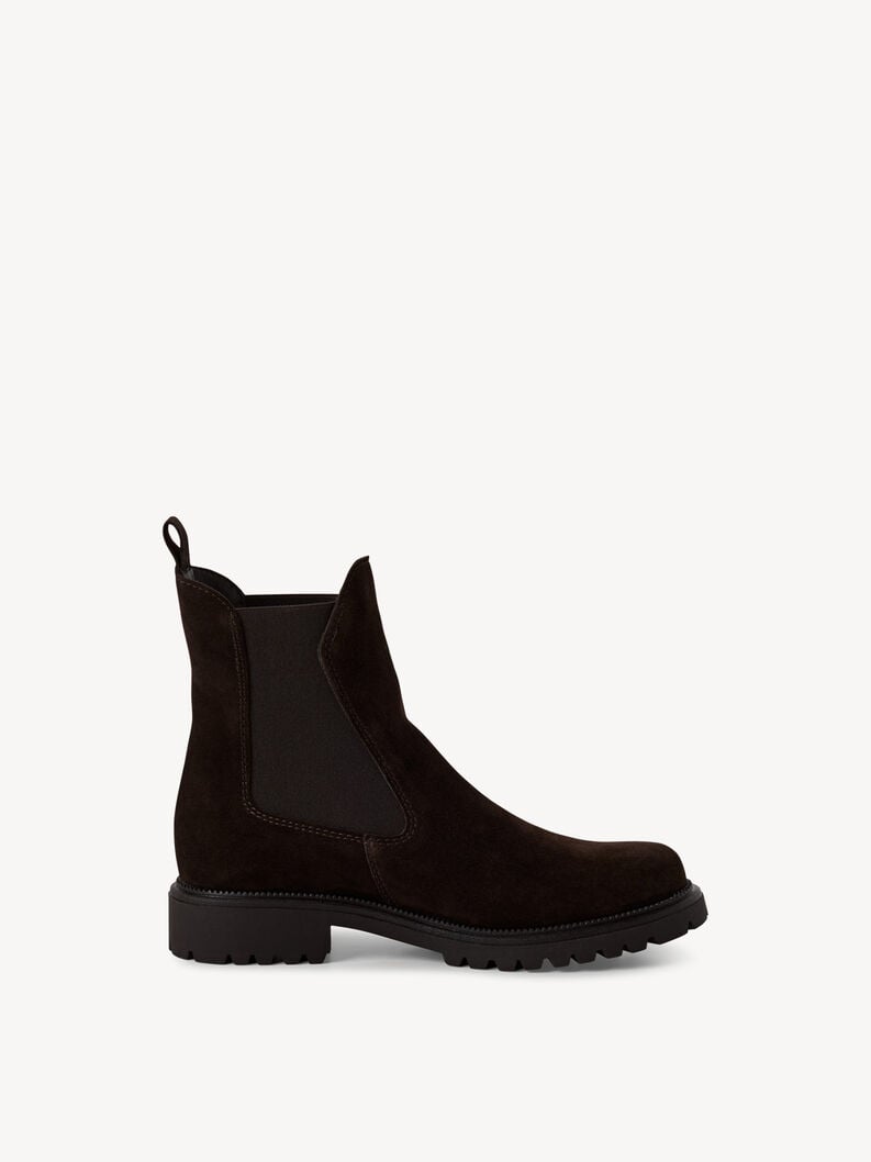 cuir chelsea boot - brun 1-25427-41-304 acheter tamaris bottines en ligne