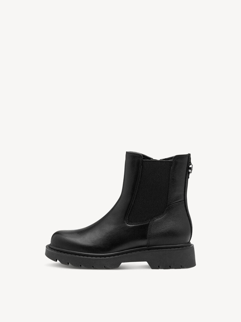 cuir chelsea boot - noir 1-25429-45-001 acheter tamaris bottines en ligne