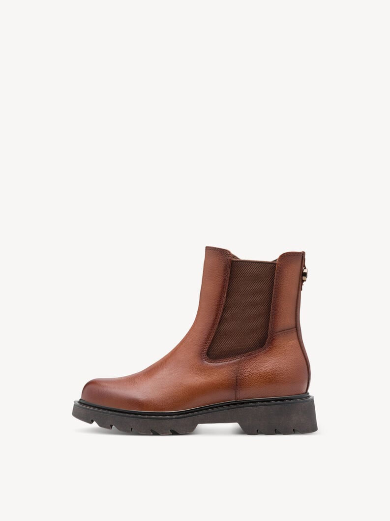 cuir chelsea boot - brun 1-25429-45-305 acheter tamaris bottines en ligne
