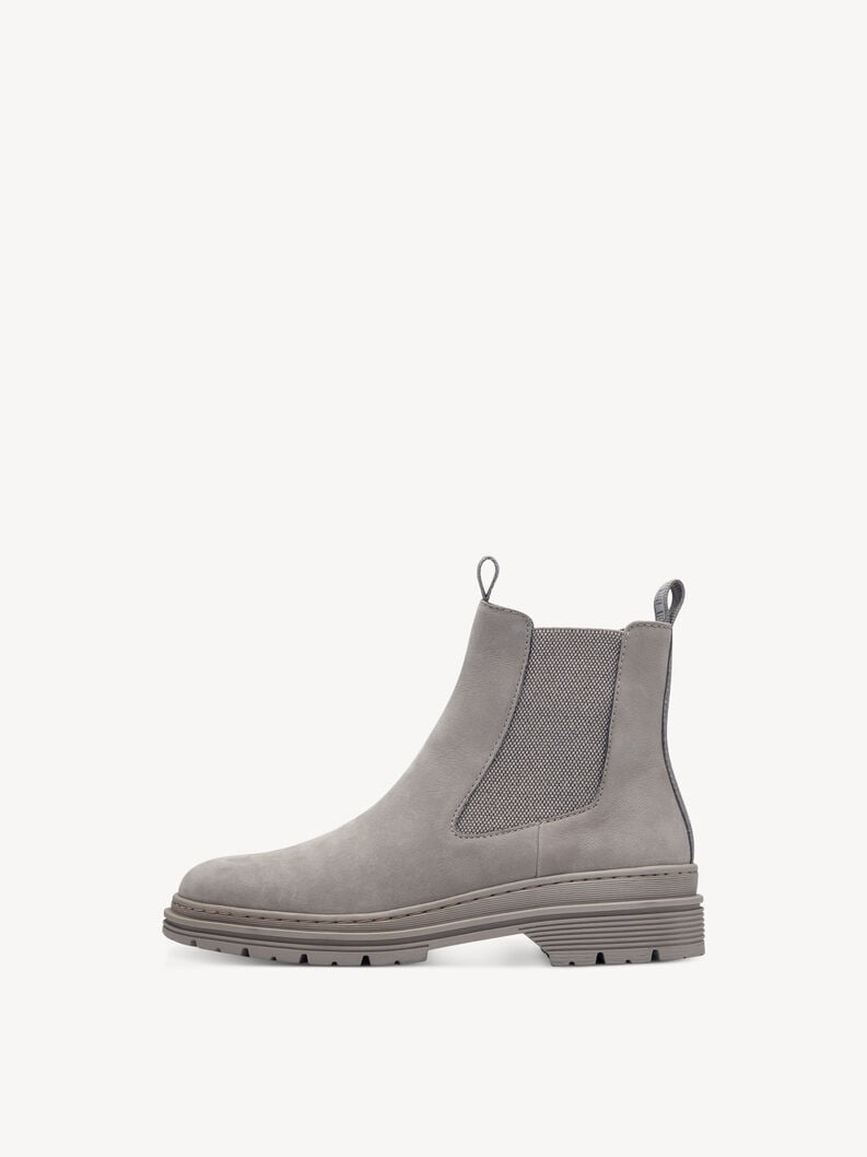 cuir chelsea boot - gris 1-25436-41-204 acheter tamaris bottines en ligne