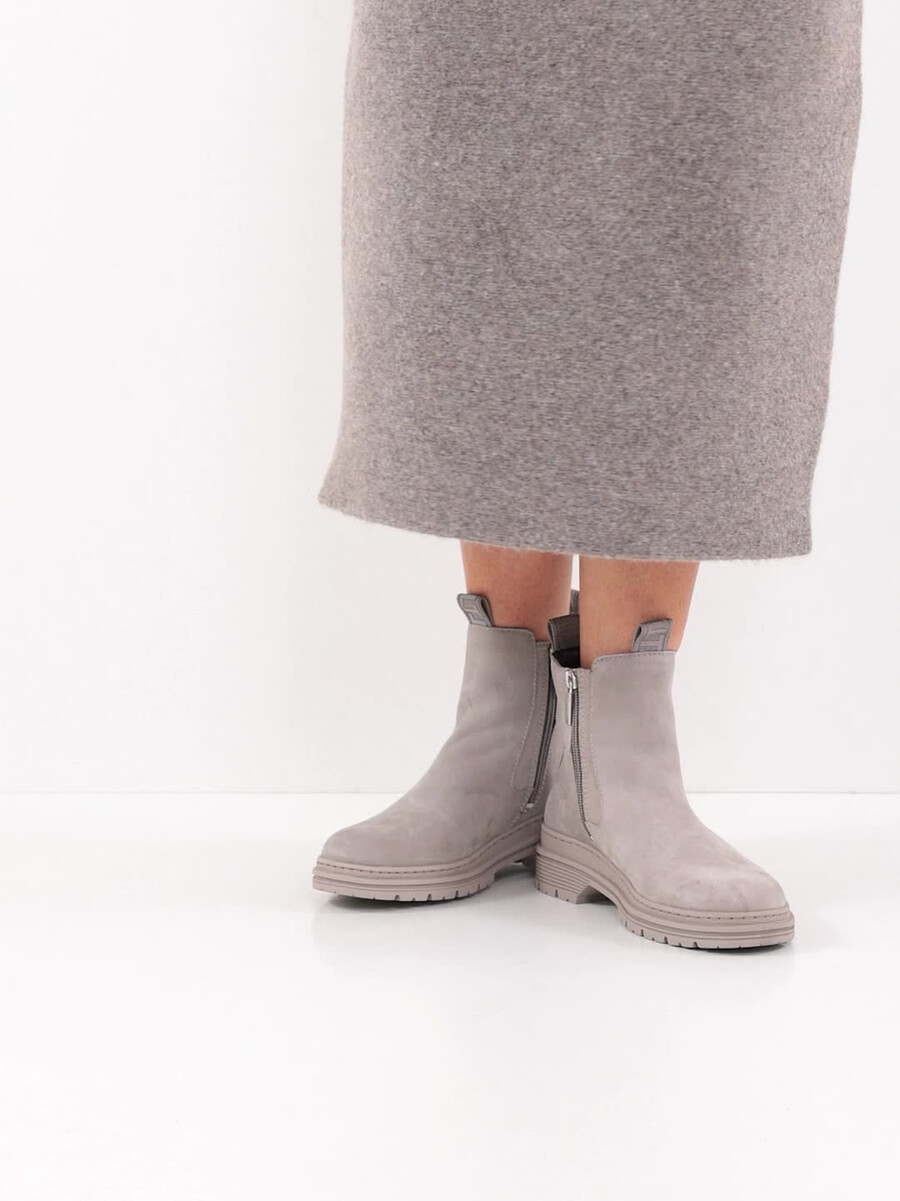 cuir chelsea boot - gris 1-25436-41-204 acheter tamaris bottines en ligne