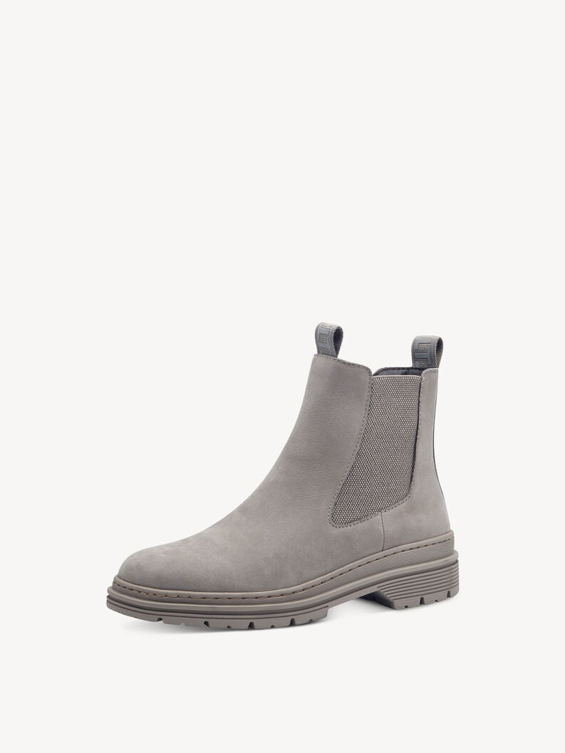 cuir chelsea boot - gris 1-25436-41-204 acheter tamaris bottines en ligne