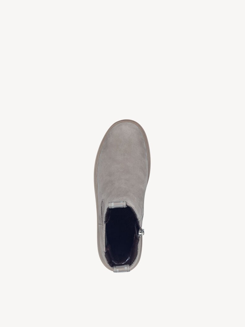 cuir chelsea boot - gris 1-25436-41-204 acheter tamaris bottines en ligne