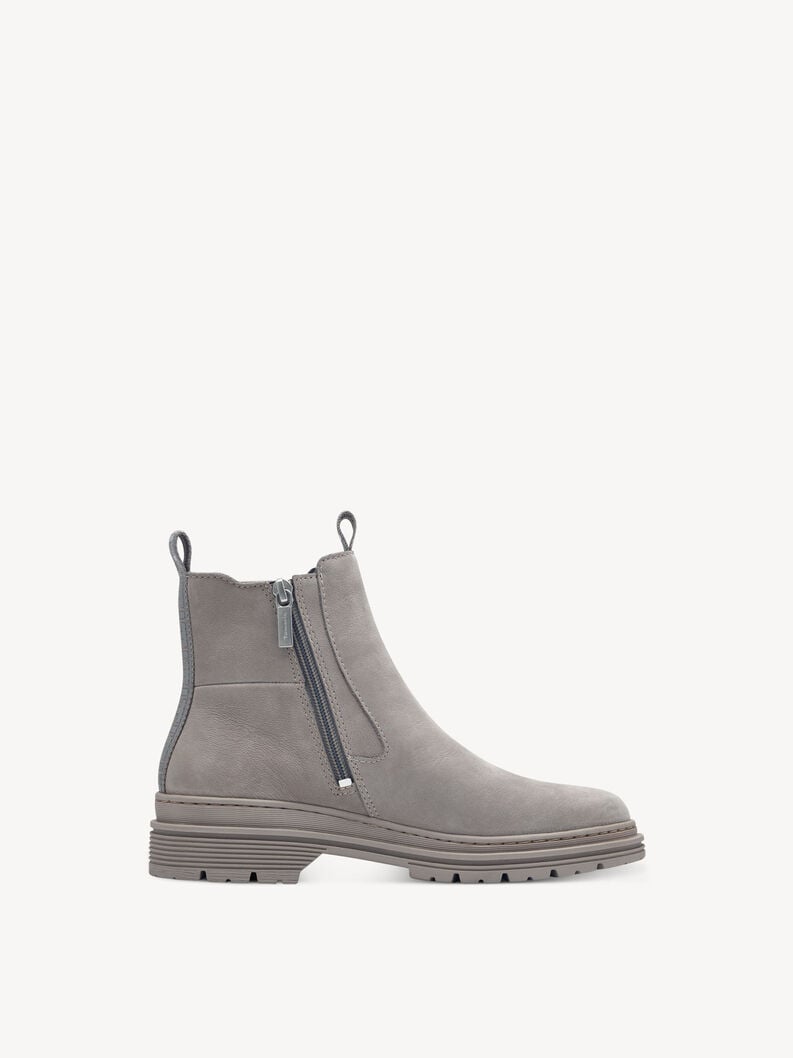 cuir chelsea boot - gris 1-25436-41-204 acheter tamaris bottines en ligne