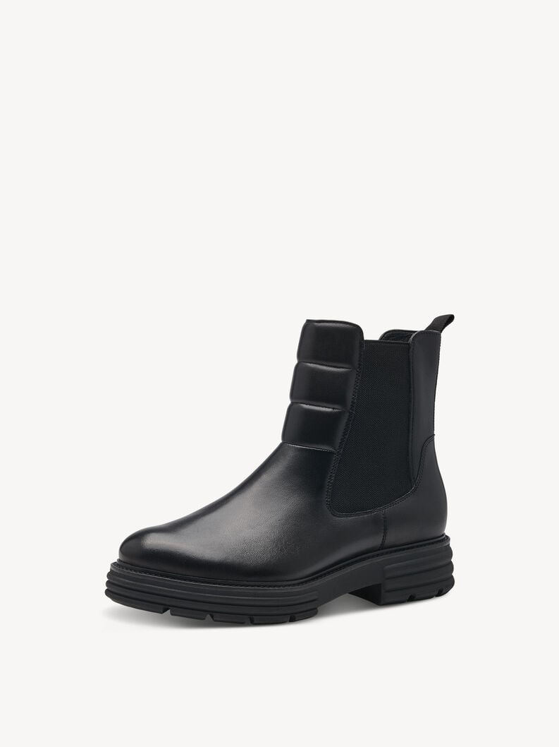 cuir chelsea boot - noir 1-25438-41-003 acheter tamaris bottines en ligne
