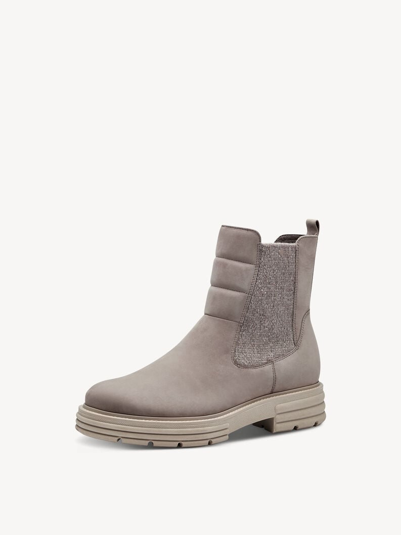 cuir chelsea boot - beige 1-25438-41-341 acheter tamaris bottines en ligne