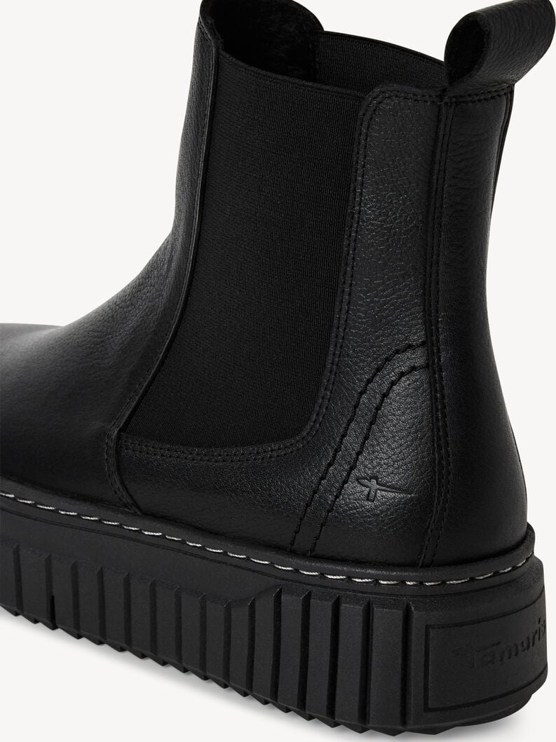 cuir chelsea boot - noir 1-25445-45-003 acheter tamaris bottines en ligne