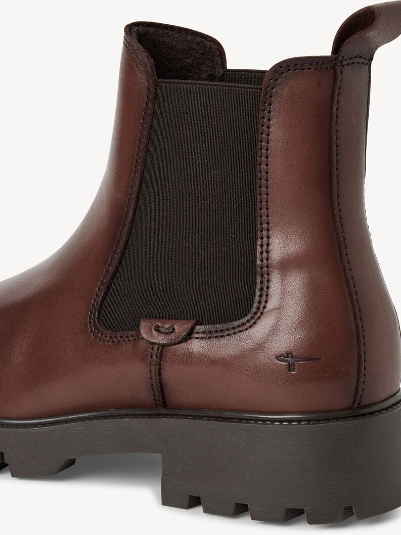 cuir chelsea boot - brun 1-25448-45-382 acheter tamaris bottines en ligne