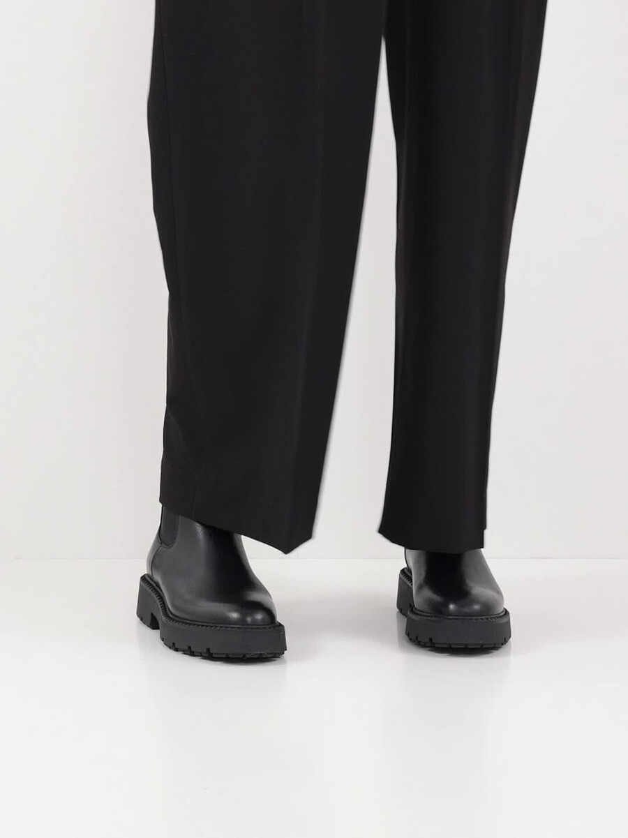 cuir chelsea boot - noir 1-25473-45-003 acheter tamaris bottines en ligne