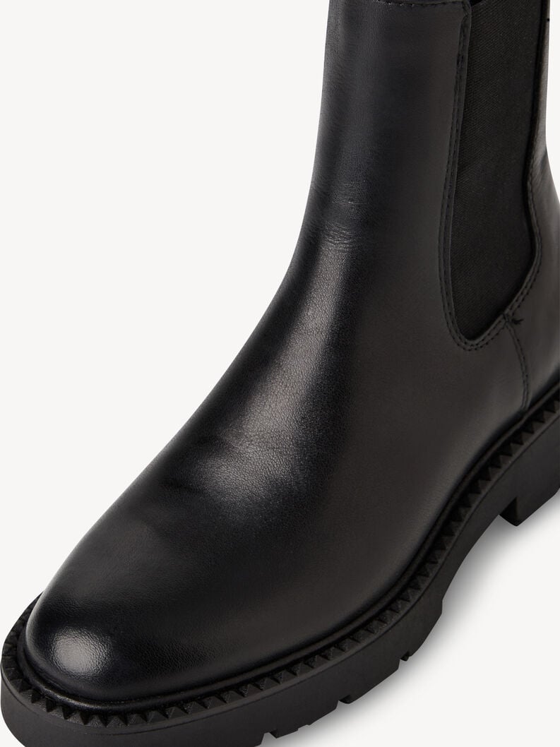 cuir chelsea boot - noir 1-25473-45-003 acheter tamaris bottines en ligne