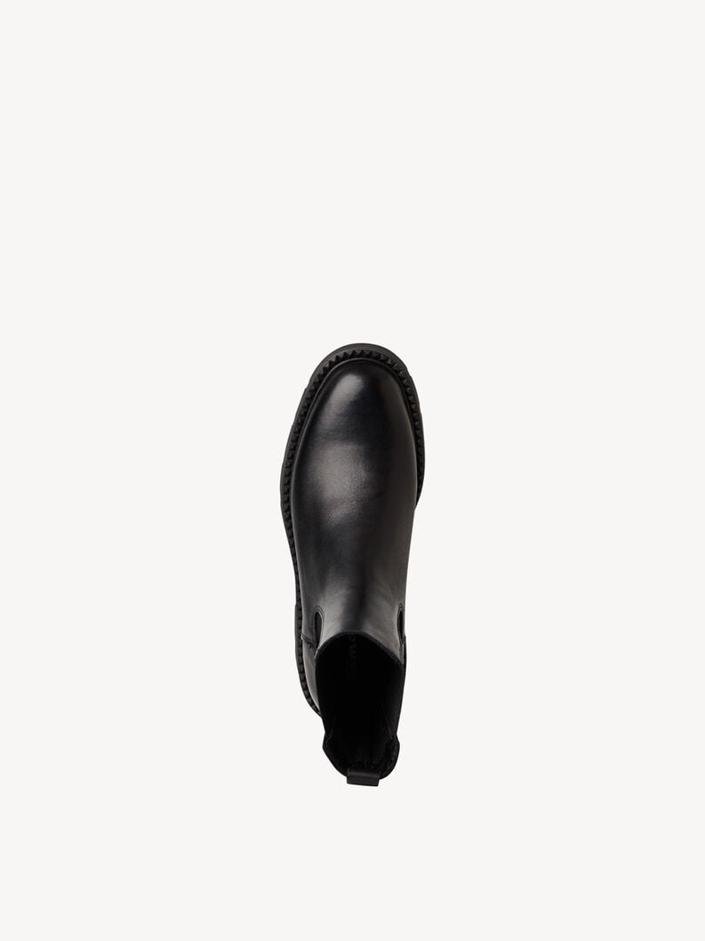 cuir chelsea boot - noir 1-25473-45-003 acheter tamaris bottines en ligne