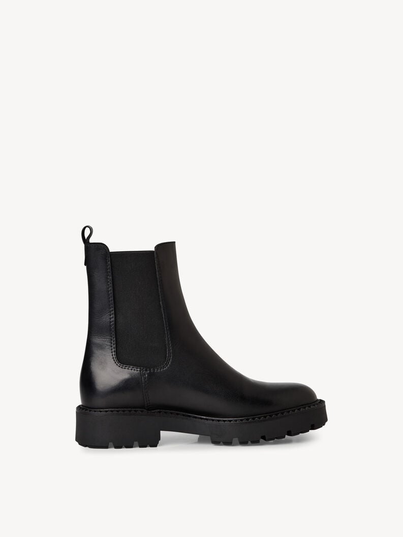 cuir chelsea boot - noir 1-25473-45-003 acheter tamaris bottines en ligne