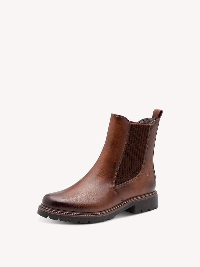 chelsea boot - brun 1-25483-45-305 acheter tamaris bottines en ligne