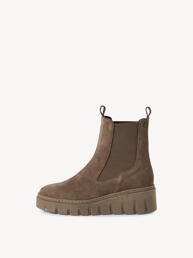 cuir chelsea boot - beige 1-25489-45-341 acheter tamaris bottines en ligne