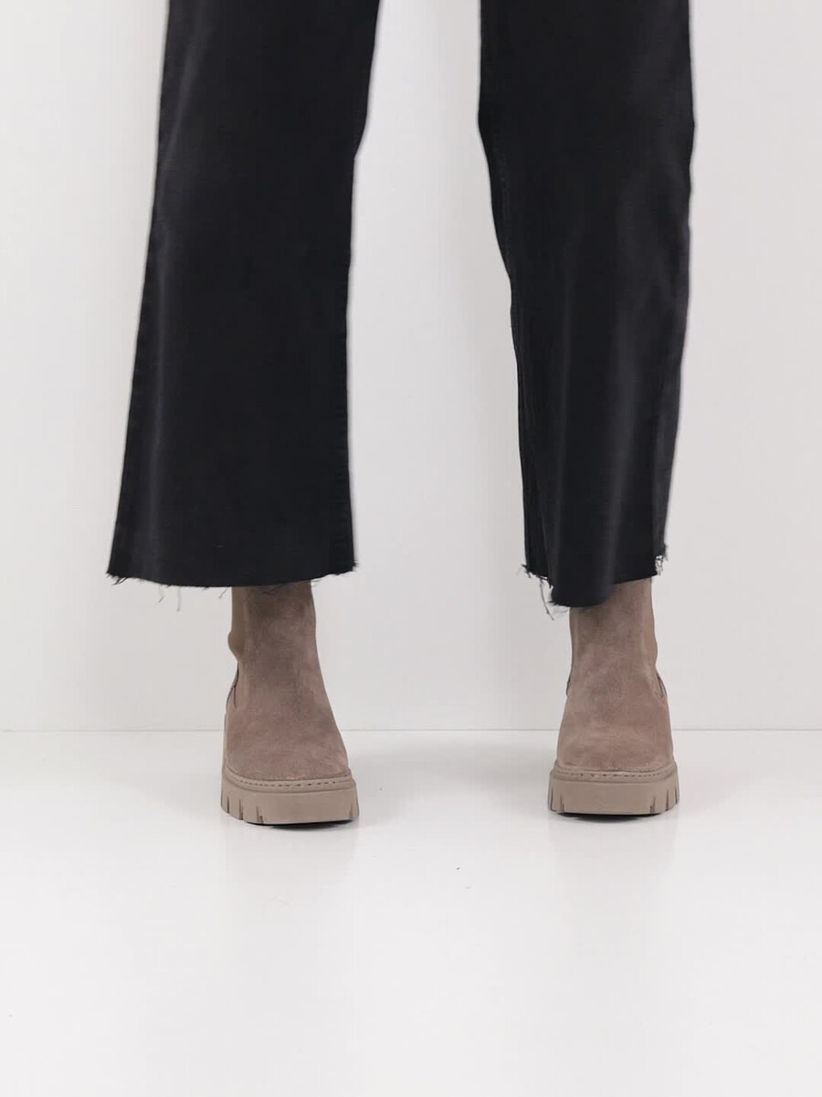 cuir chelsea boot - beige 1-25489-45-341 acheter tamaris bottines en ligne