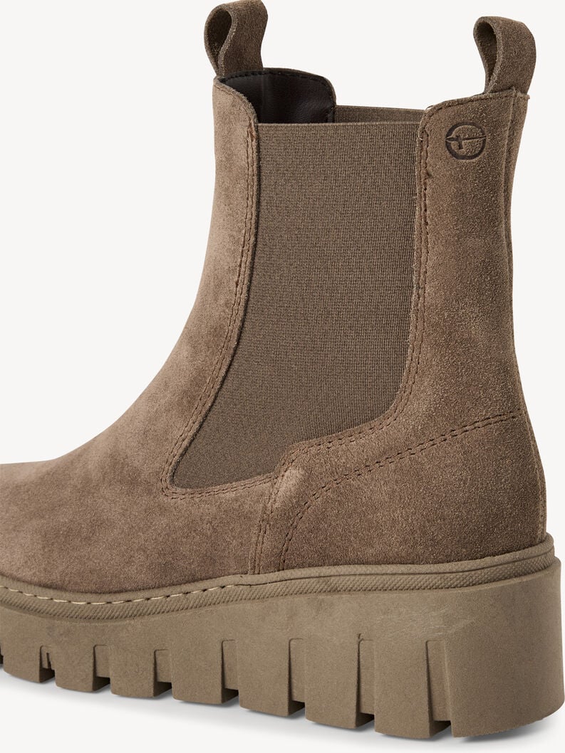 cuir chelsea boot - beige 1-25489-45-341 acheter tamaris bottines en ligne