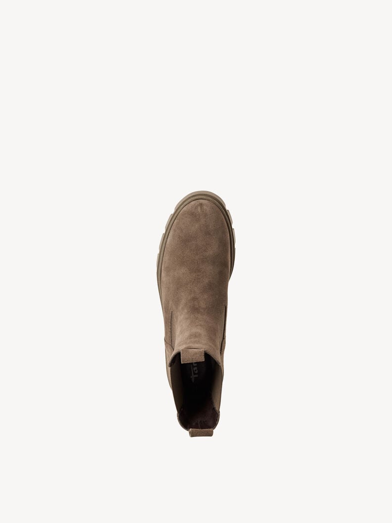 cuir chelsea boot - beige 1-25489-45-341 acheter tamaris bottines en ligne