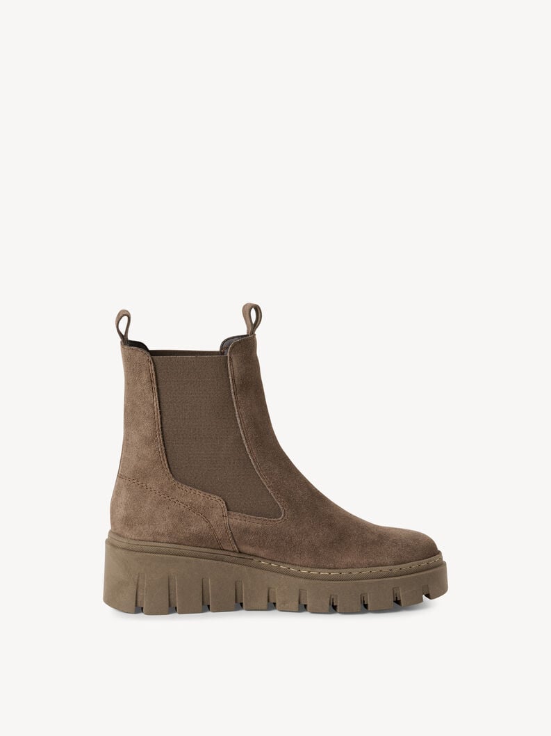 cuir chelsea boot - beige 1-25489-45-341 acheter tamaris bottines en ligne