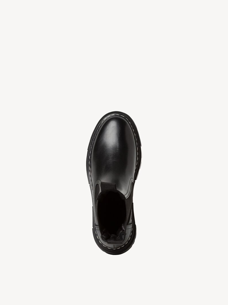 cuir chelsea boot - noir 1-25491-41-001 acheter tamaris bottines en ligne