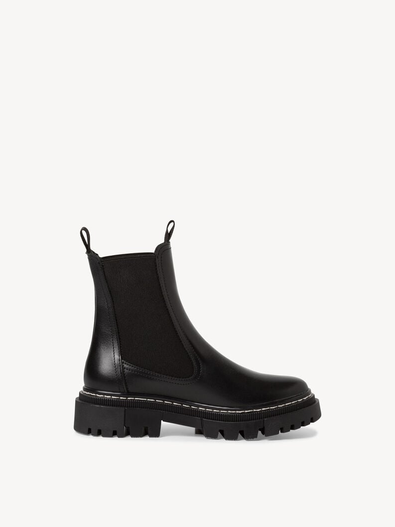cuir chelsea boot - noir 1-25491-41-001 acheter tamaris bottines en ligne