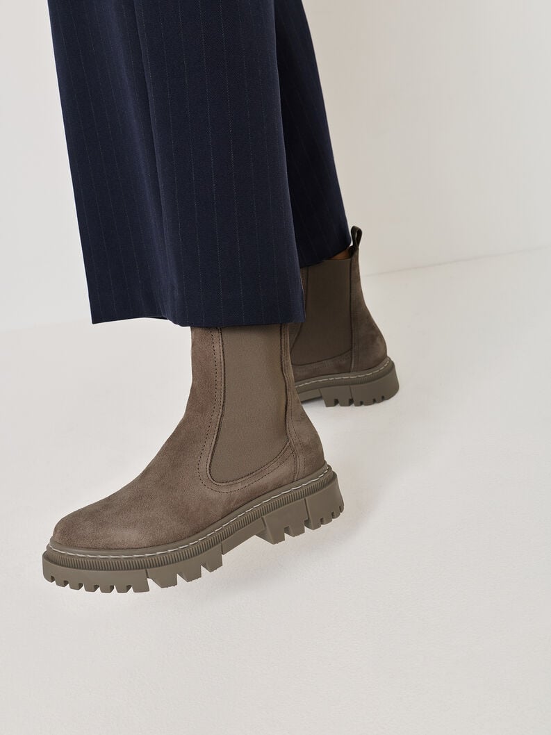 cuir chelsea boot - gris 1-25491-41-200 acheter tamaris bottines en ligne