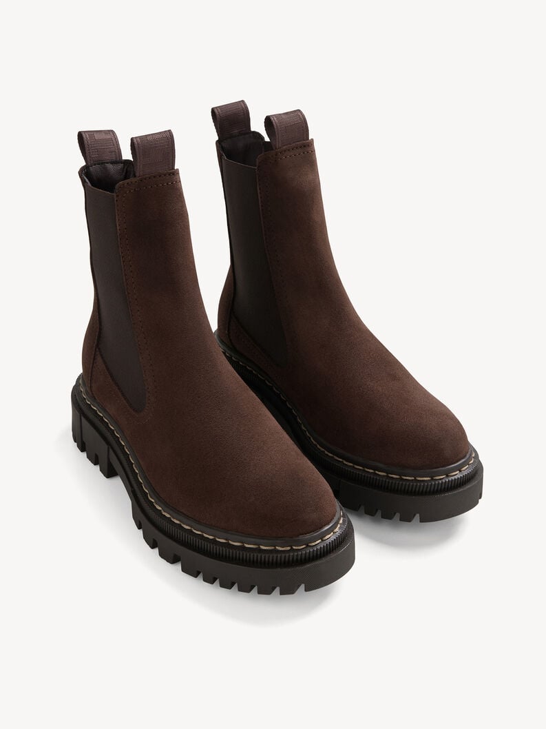 cuir chelsea boot - brun 1-25491-41-304 acheter tamaris bottines en ligne