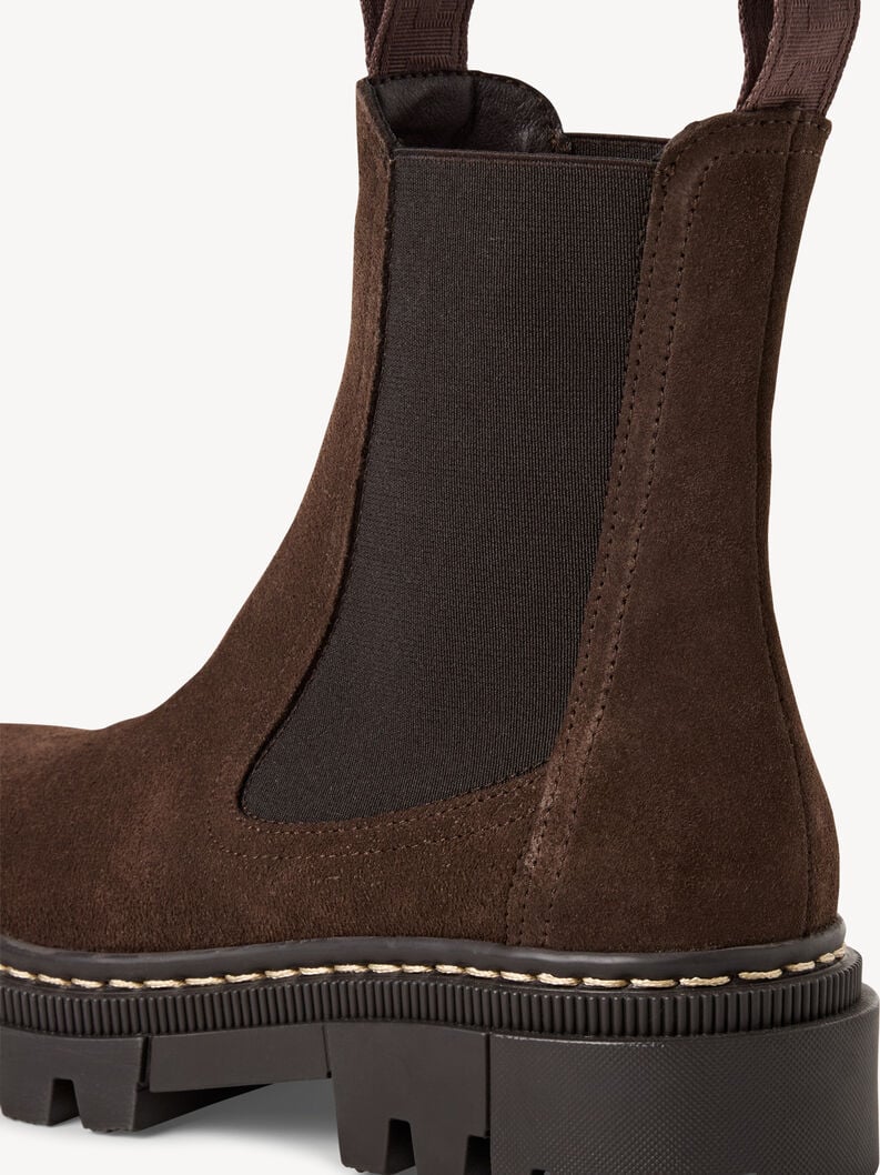 cuir chelsea boot - brun 1-25491-41-304 acheter tamaris bottines en ligne