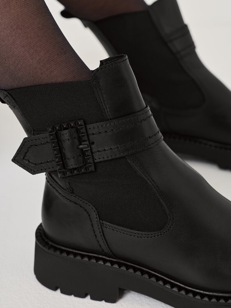 cuir chelsea boot - noir 1-25496-45-001 acheter tamaris bottines en ligne