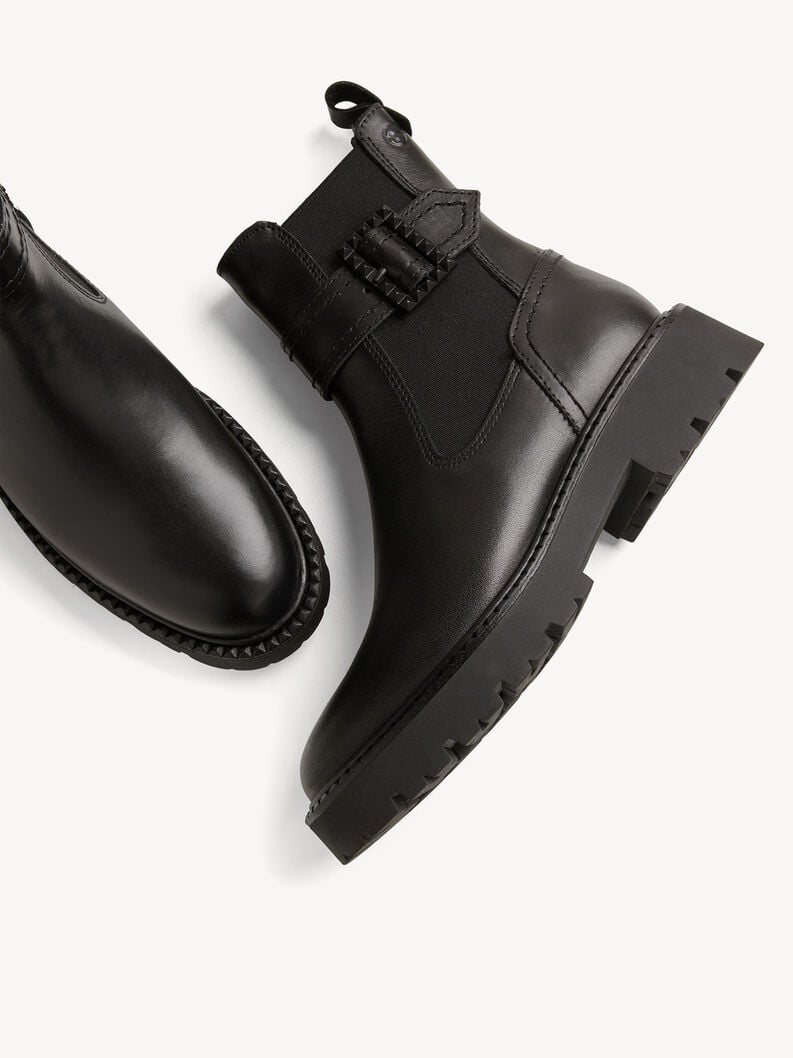 cuir chelsea boot - noir 1-25496-45-001 acheter tamaris bottines en ligne