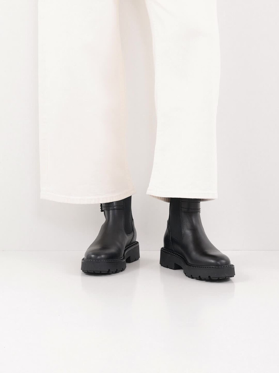 cuir chelsea boot - noir 1-25496-45-001 acheter tamaris bottines en ligne