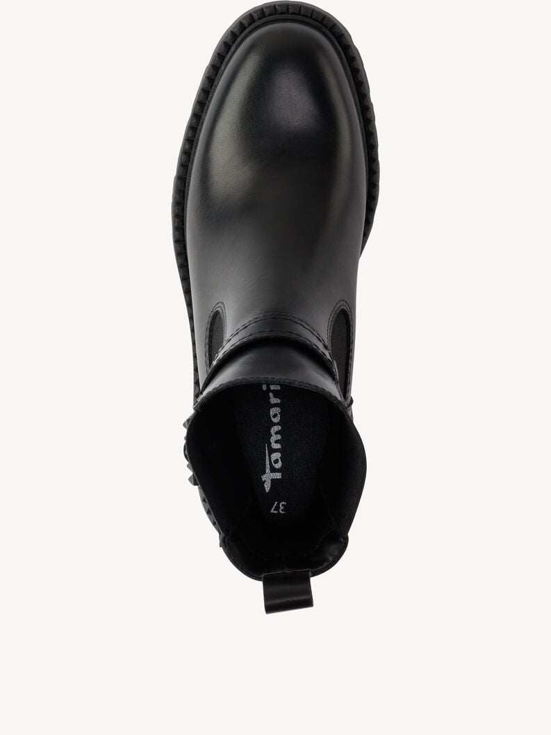 cuir chelsea boot - noir 1-25496-45-001 acheter tamaris bottines en ligne
