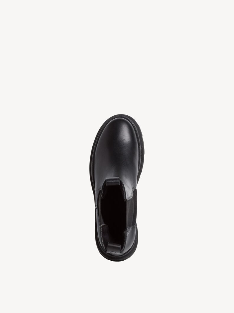 cuir chelsea boot - noir 1-25498-41-003 acheter tamaris bottines en ligne