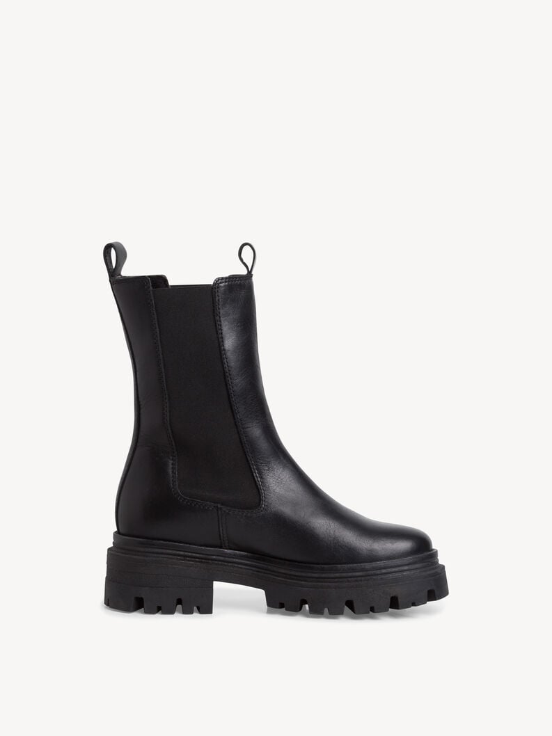 cuir chelsea boot - noir 1-25498-41-003 acheter tamaris bottines en ligne