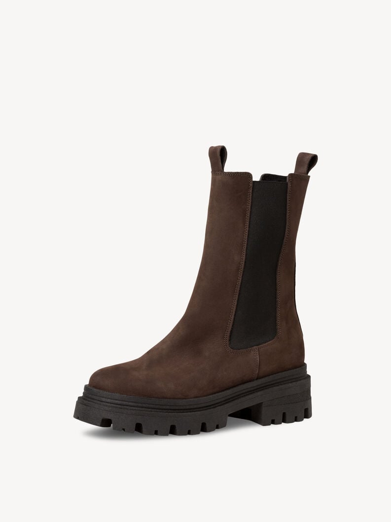 cuir chelsea boot - brun 1-25498-41-304 acheter tamaris bottines en ligne