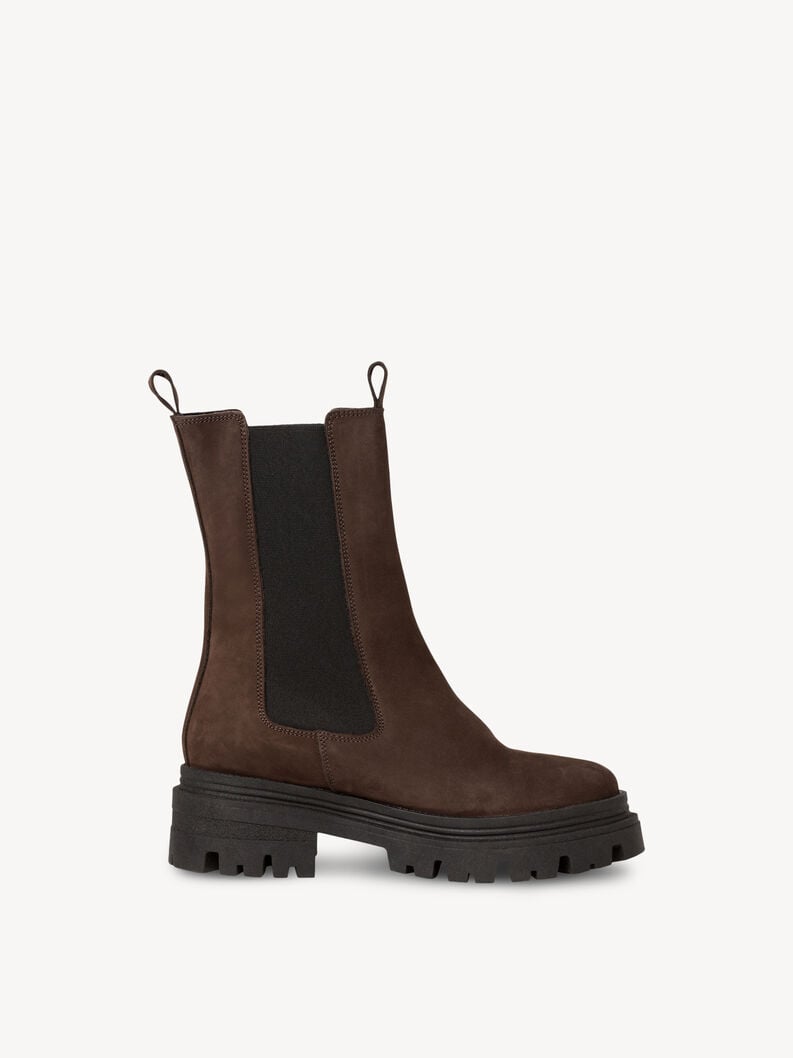 cuir chelsea boot - brun 1-25498-41-304 acheter tamaris bottines en ligne