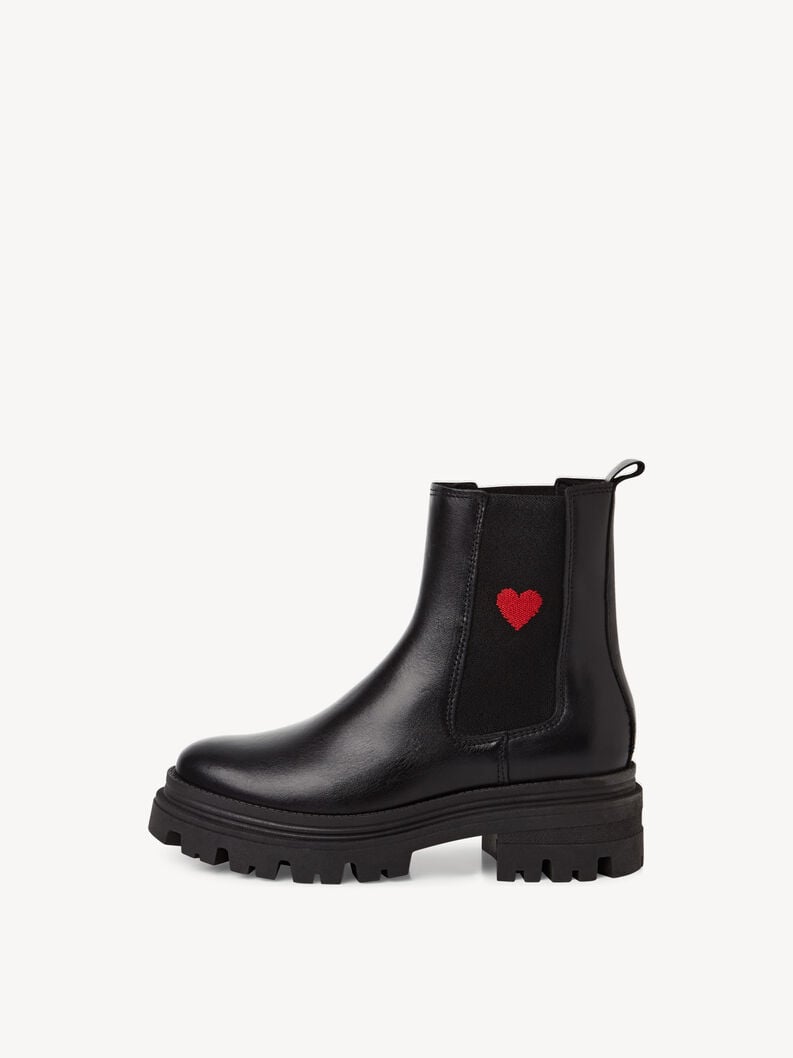 cuir chelsea boot - noir 1-25840-43-053 acheter tamaris bottines en ligne