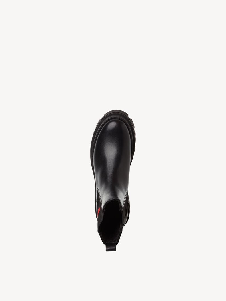 cuir chelsea boot - noir 1-25840-43-053 acheter tamaris bottines en ligne