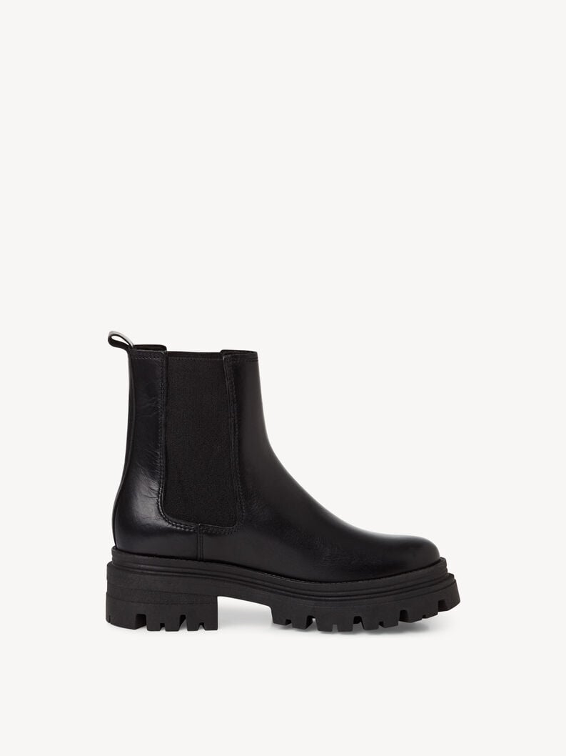 cuir chelsea boot - noir 1-25840-43-053 acheter tamaris bottines en ligne
