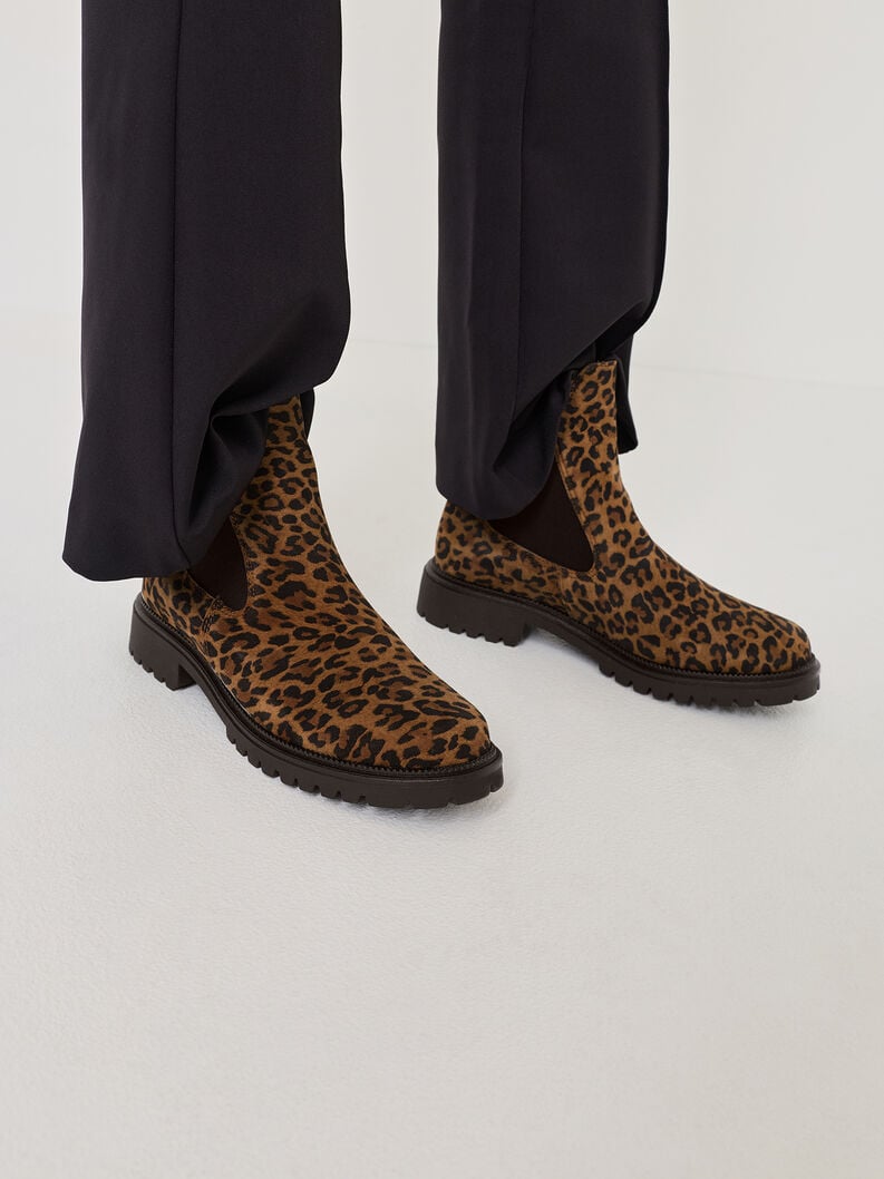 cuir chelsea boot - brun 1-25849-43-360 acheter tamaris bottines en ligne