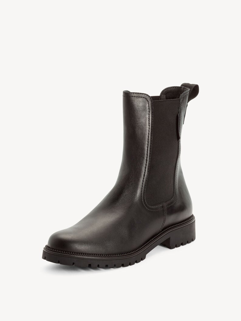 cuir chelsea boot - noir 1-25852-45-001 acheter tamaris bottines en ligne
