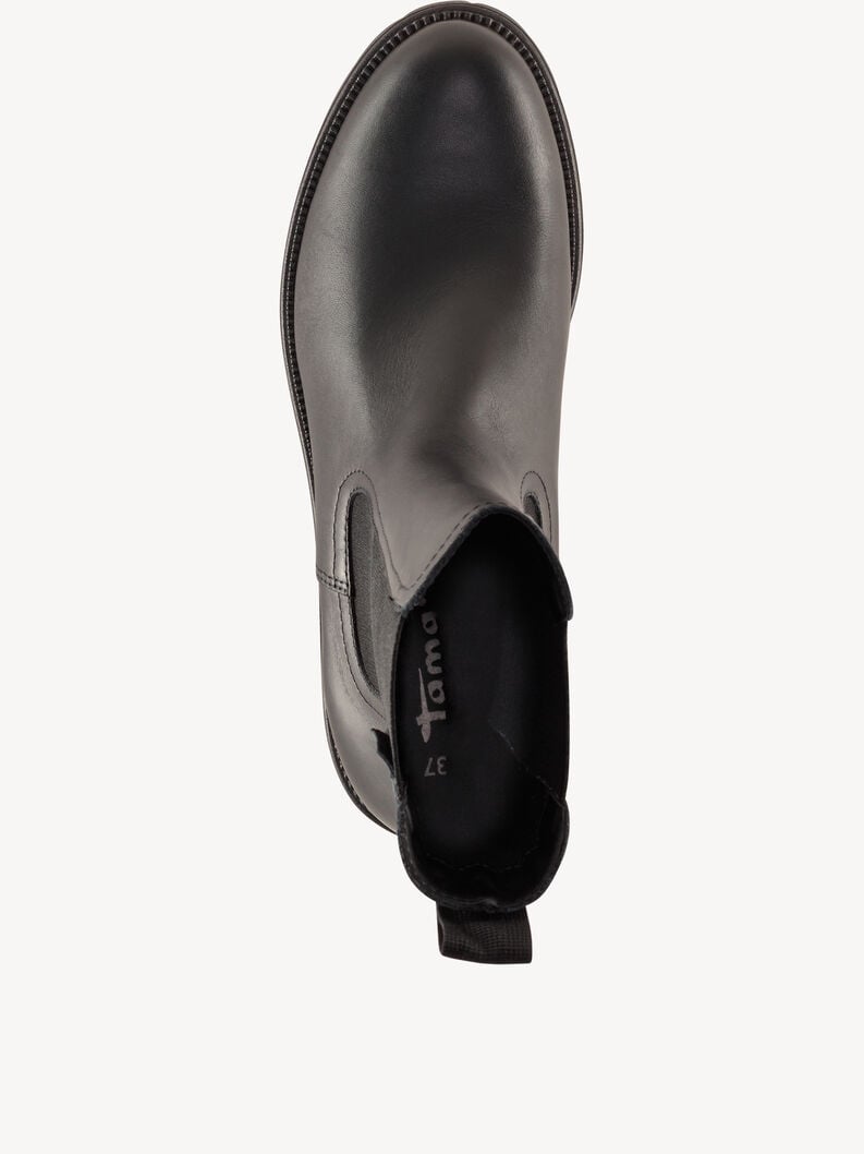 cuir chelsea boot - noir 1-25852-45-001 acheter tamaris bottines en ligne