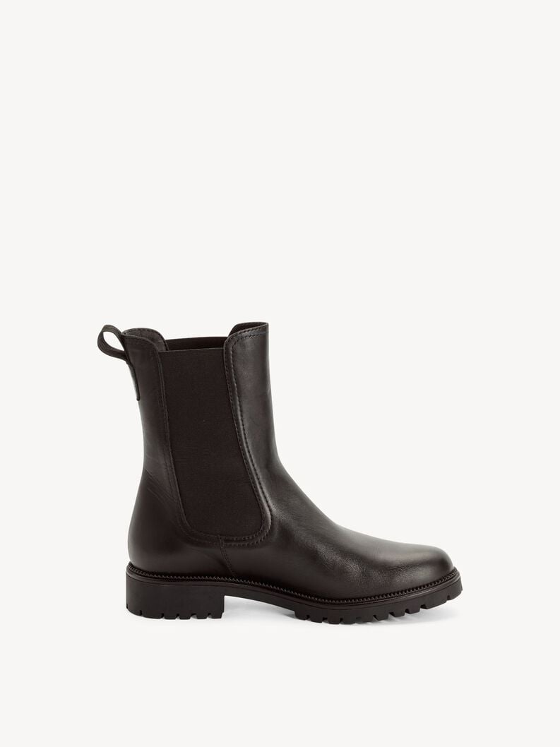 cuir chelsea boot - noir 1-25852-45-001 acheter tamaris bottines en ligne