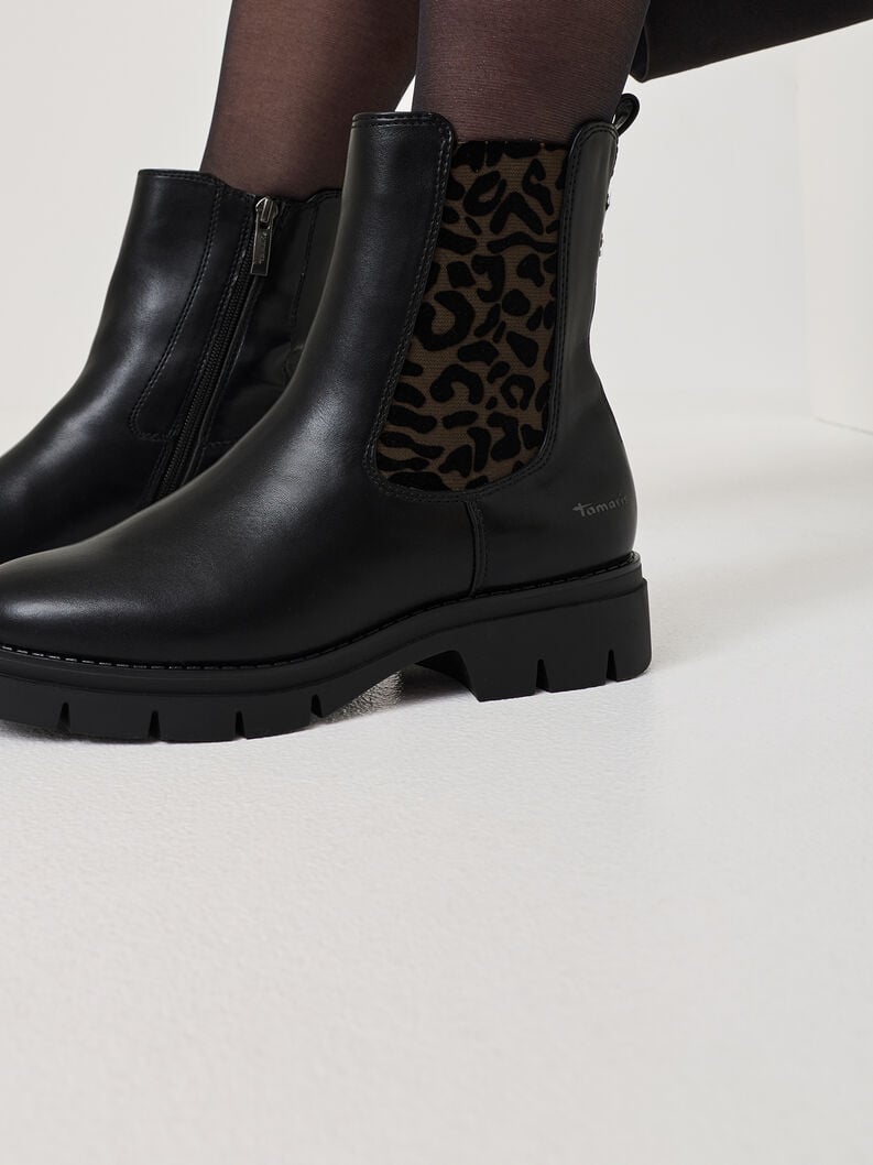 chelsea boot - noir 1-25898-43-090 acheter tamaris bottines en ligne