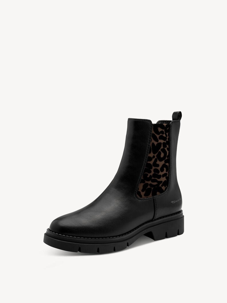chelsea boot - noir 1-25898-43-090 acheter tamaris bottines en ligne