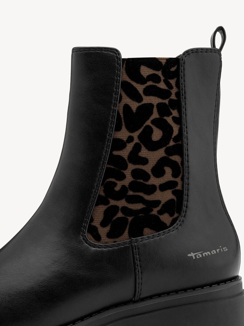 chelsea boot - noir 1-25898-43-090 acheter tamaris bottines en ligne