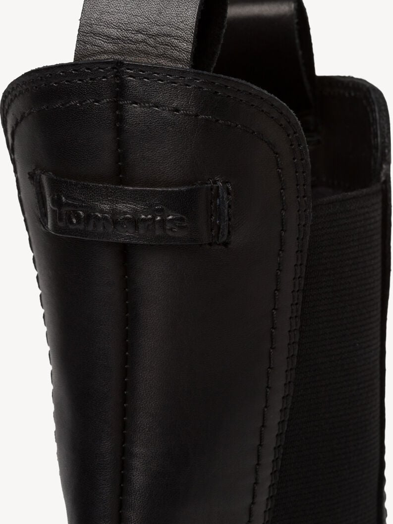 cuir chelsea boot - noir 1-25901-41-003 acheter tamaris bottines en ligne