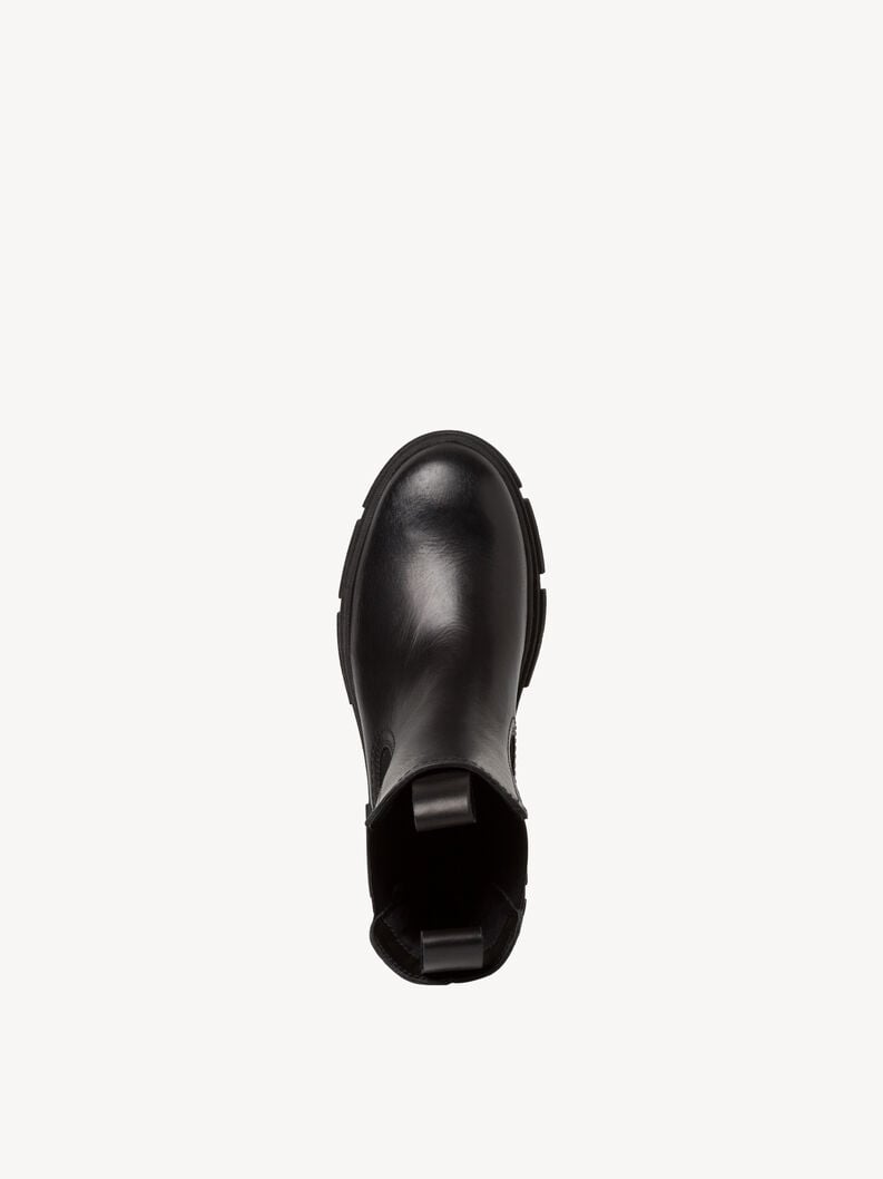 cuir chelsea boot - noir 1-25901-41-003 acheter tamaris bottines en ligne