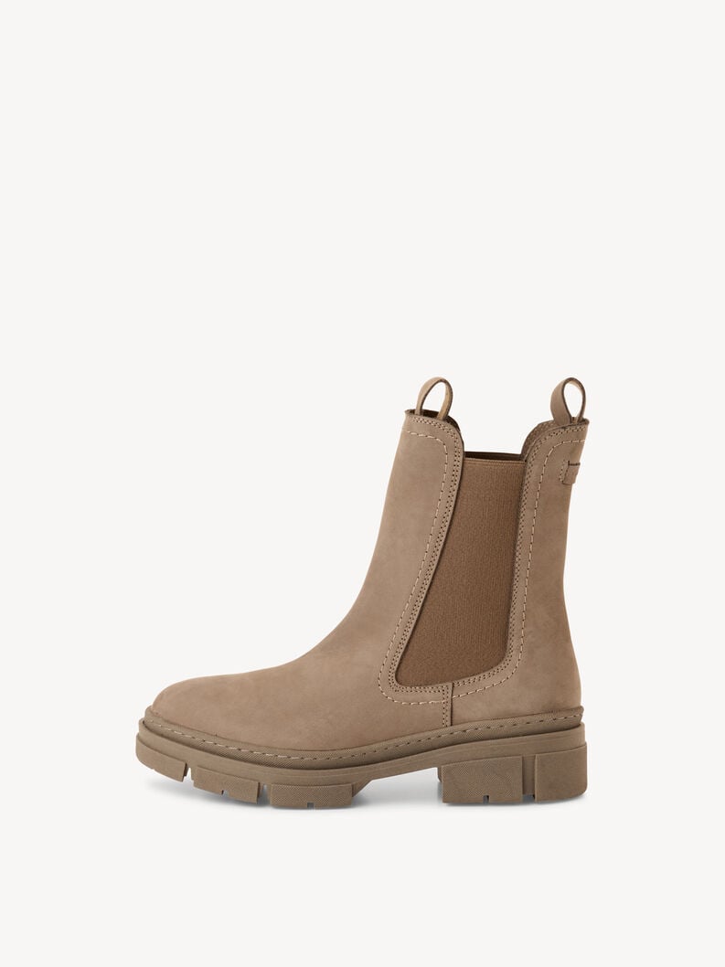 cuir chelsea boot - beige 1-25901-41-405 acheter tamaris bottines en ligne